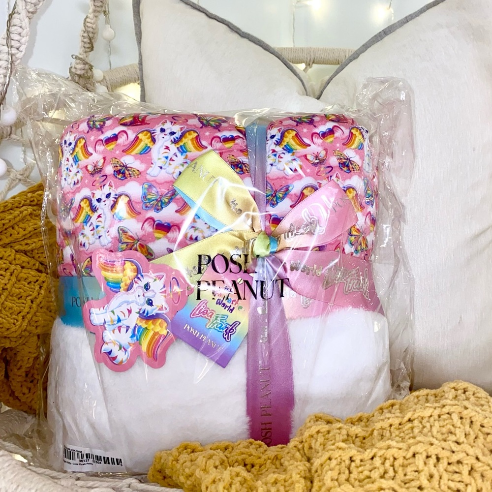 Lisa Frank Angel Kitty Plush Patoo. Brand New